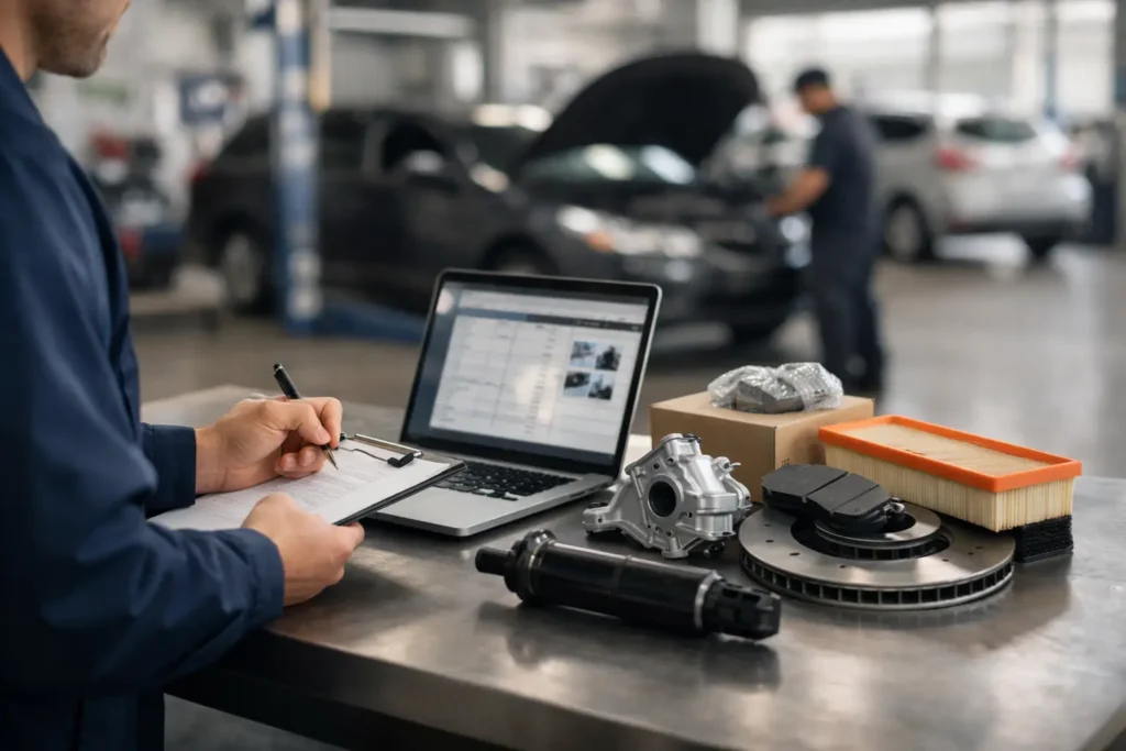 Control de compras de refacciones en talleres