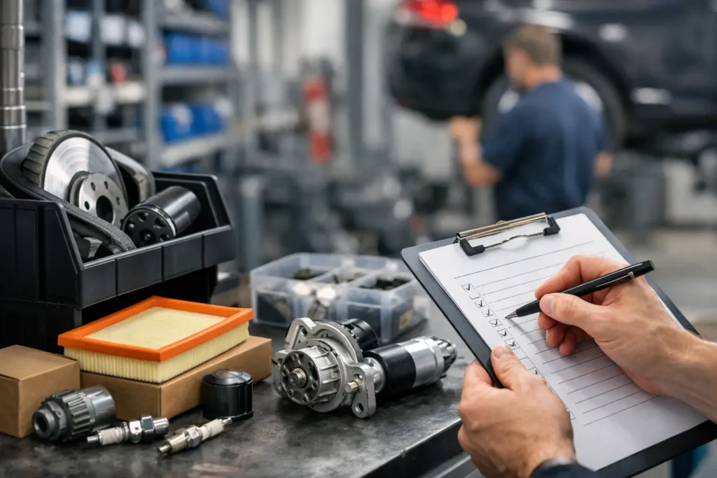 Control de stock mínimo de refacciones en talleres