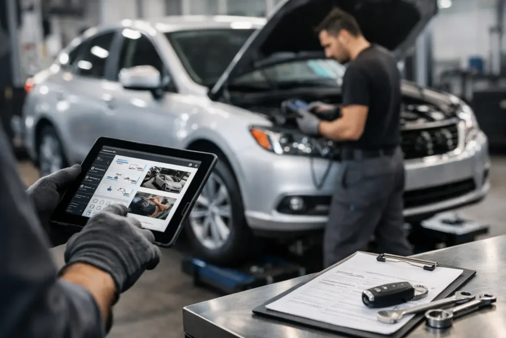 Trazabilidad de reparaciones automotrices